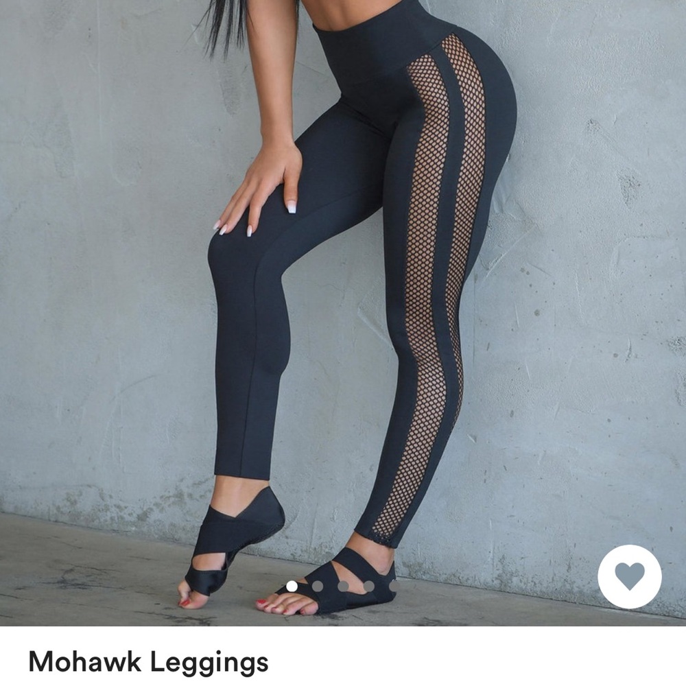 MoHawk Black Mesh Leggings